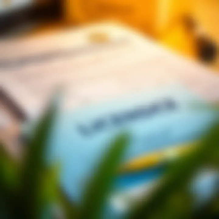 Crucial Documentation for Business Licensing A close-up of essential business documents