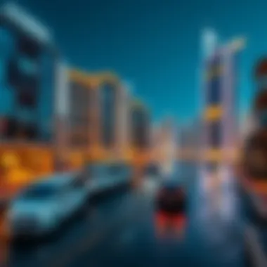 Infographic illustrating the economic contributions of businesses in Dubai Maritime City