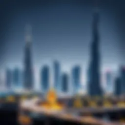 Luxurious skyline of Dubai showcasing high-end real estate.