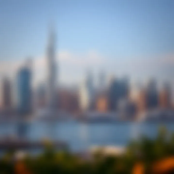 A stunning skyline view of Dubai showcasing modern architecture