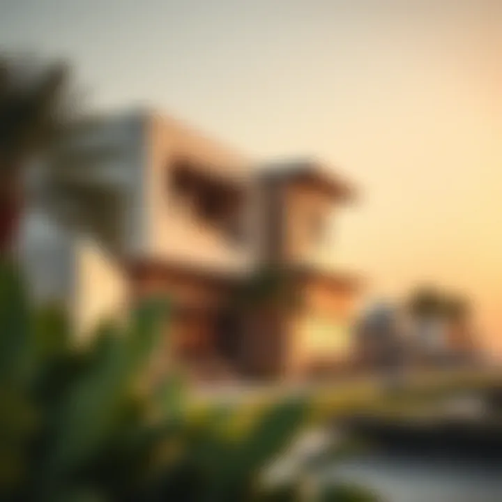 Luxurious property in Dubai showcasing modern architecture