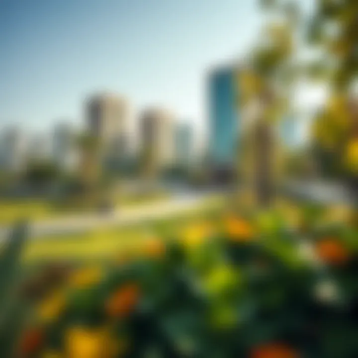 Green spaces and amenities in Motor City