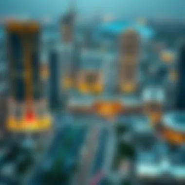 Map highlighting key neighborhoods in Motor City