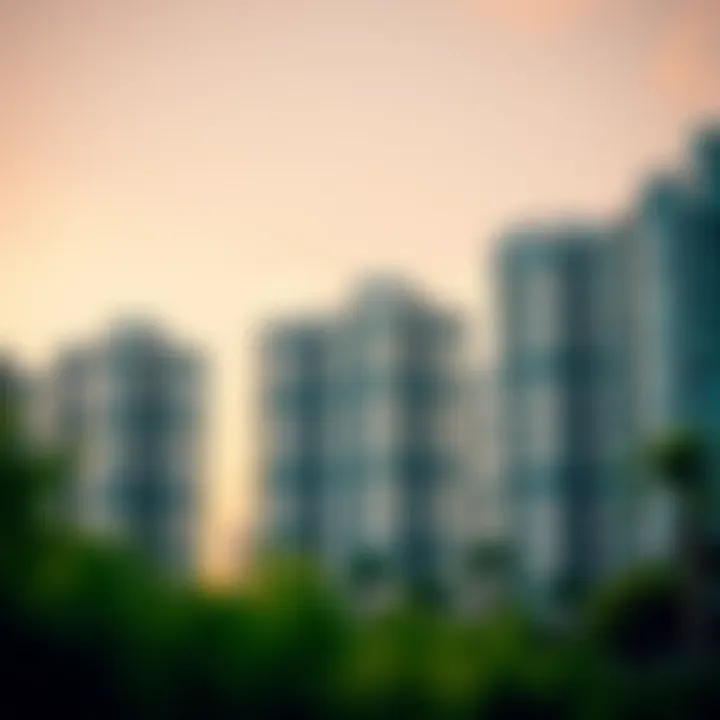 Modern residential buildings in Motor City