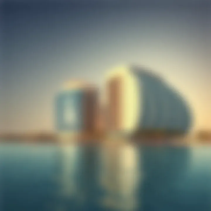 Conceptual architectural representation of Palm Jebel Ali