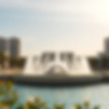 Guide to Palm Jumeirah Fountain and Surroundings Map showing locations of Palm Jumeirah Fountain and nearby attractions