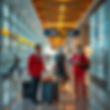 Personalized airport assistance provided by Marhaba staff to enhance travel experience.