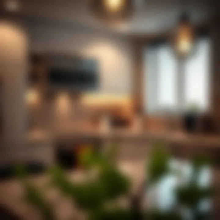 Modern amenities in the kitchen of the hotel apartments