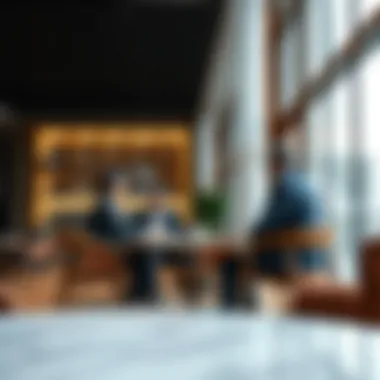 Consultation on Property Options at Samana Sales Office Agents discussing property options with clients in the Samana Sales Office