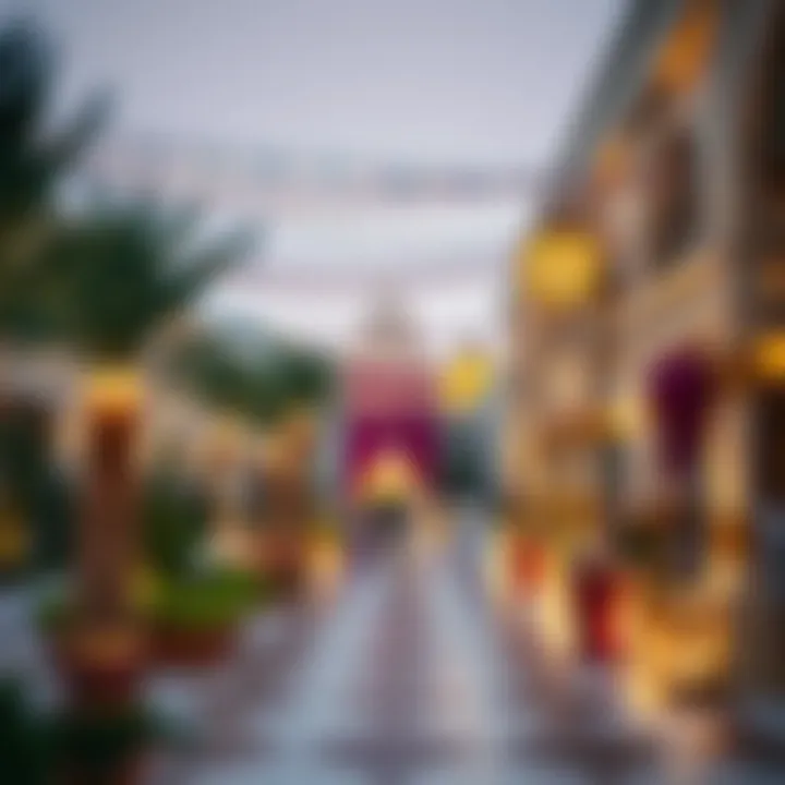 Decorative arrangements for Eid al-Fitr