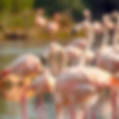 Flamingos at Ras Al Khor Wildlife Sanctuary
