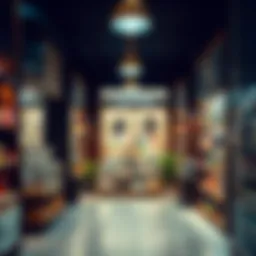 A vibrant retail space showcasing various products in Dubai.