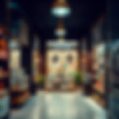 A vibrant retail space showcasing various products in Dubai.