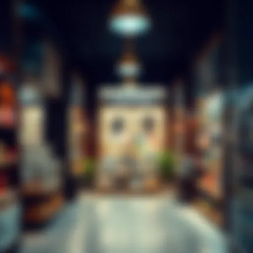 Vibrant Retail Space in Dubai A vibrant retail space showcasing various products in Dubai.