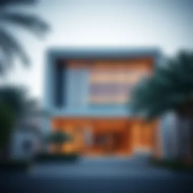 Modern Architecture of Samana Sales Office Exterior view of the Samana Sales Office showcasing modern architecture