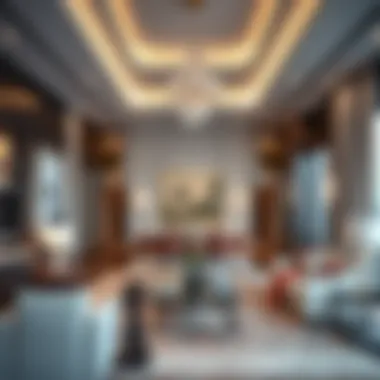 Interior design showcasing elegance and comfort