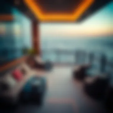 Panoramic view from the Sky View Hotel terrace