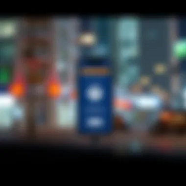 A smartphone app interface for parking management in Dubai