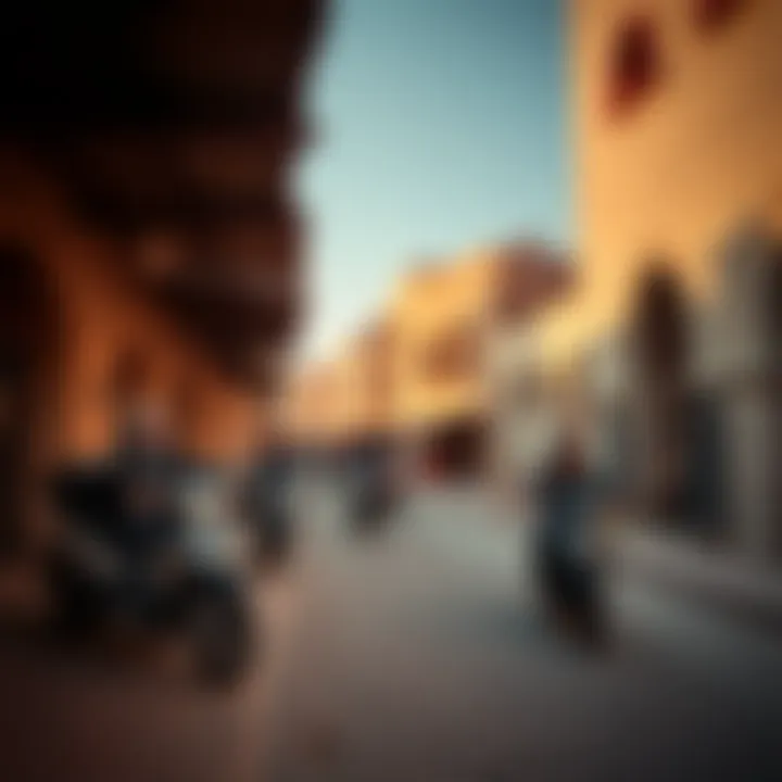 Local Culture in Al Jurf Charming streets of Al Jurf showcasing local culture