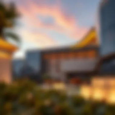 Stunning architectural design of The Collective at Dubai Hills