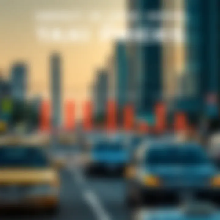 Impact of Peak Hours on Taxi Prices An infographic depicting peak hours and their impact on taxi prices