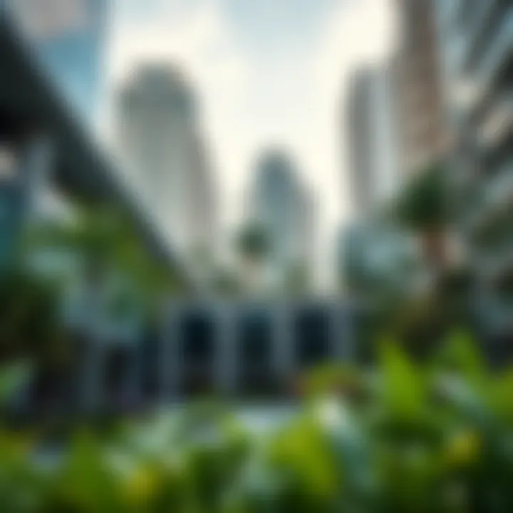 Green Spaces in Urban Roxy Lush green spaces integrated within the urban landscape of Roxy