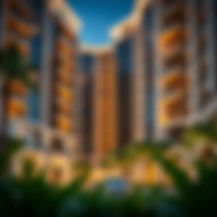 Luxury Residences at City Walk Luxurious residential properties along the City Walk