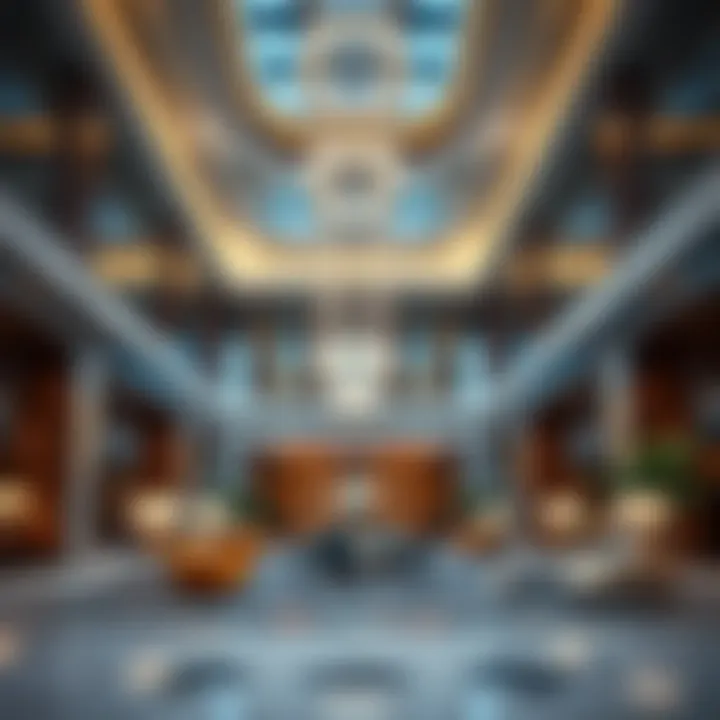 The Walk Hilton Lobby Luxurious lobby area of The Walk Hilton highlighting modern design