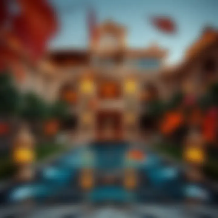 Opulent Luxury Estate Design Extravagant luxury estate highlighting opulence and sophistication