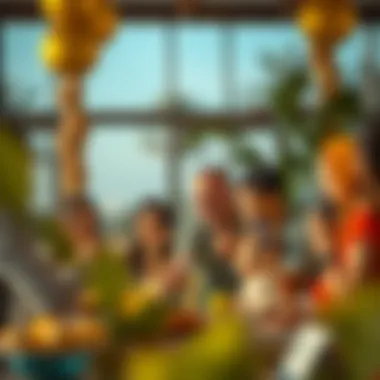 Family Time During Holidays Family gathering during a holiday