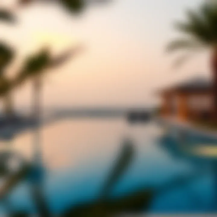 Maintenance of an infinity pool