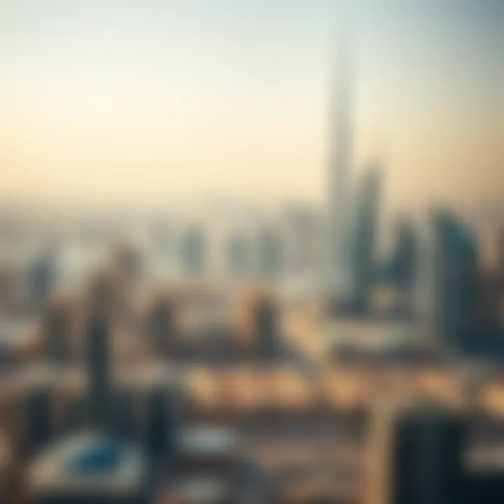 An overview of Dubai's skyline representing the real estate market.