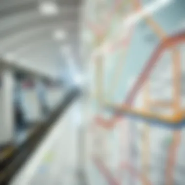 Map of Dubai Metro system