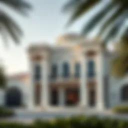 Elegant Palladian architecture in Dubai