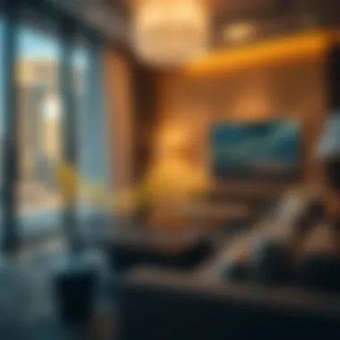 Graph displaying rental price trends over time