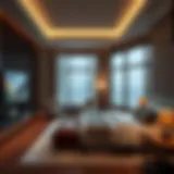 Luxurious room rental in Dubai showcasing modern design