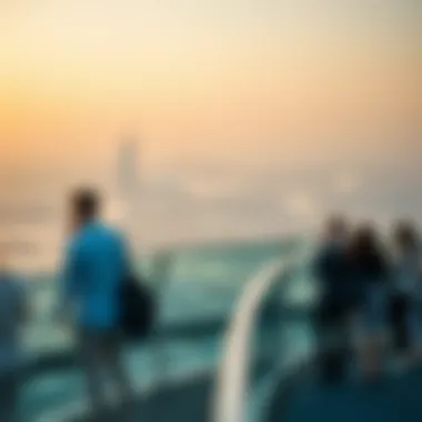 Visitors enjoying the panoramic views from the Sky Track