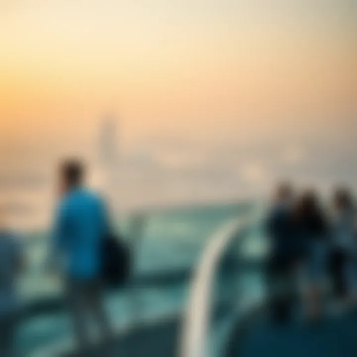 Visitors enjoying the panoramic views from the Sky Track