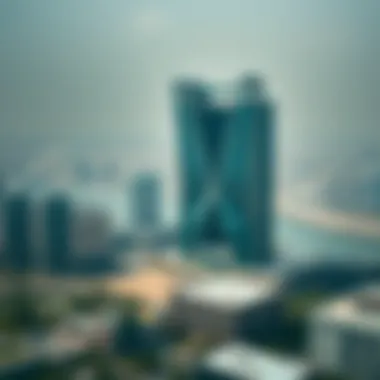 Surrounding landscape of Zabeel Building with urban setting