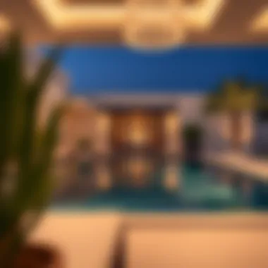 Exclusive amenities offered at Villa Yasmine including a private pool