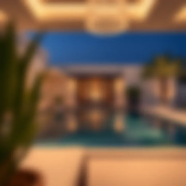 Exclusive amenities offered at Villa Yasmine including a private pool