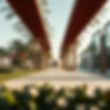 Community park in Warsan 2 highlighting recreational spaces