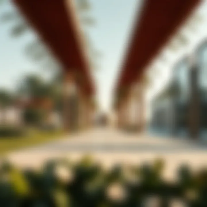 Community park in Warsan 2 highlighting recreational spaces