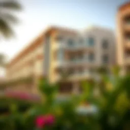 A vibrant view of Warsan 2 showcasing modern architecture