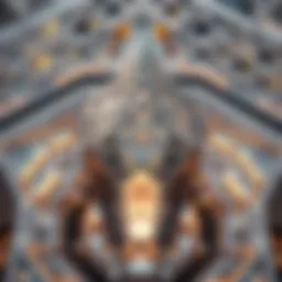 Aerial view of Wasl Crystal showcasing its intricate design