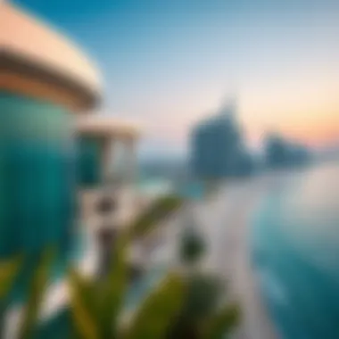 Stunning view of Wyndham Residences The Palm overlooking the coastline.