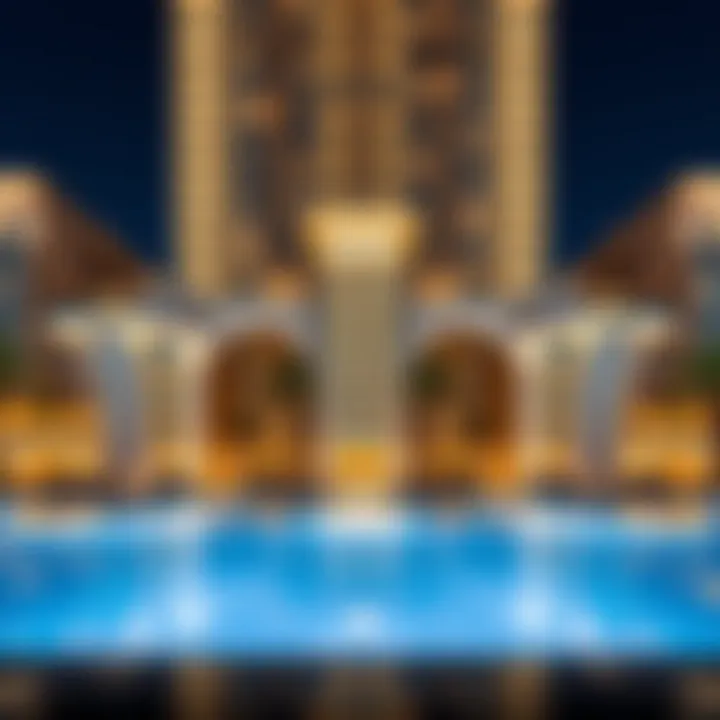 Architectural design showcasing the exterior of Wyndham Residences The Palm.